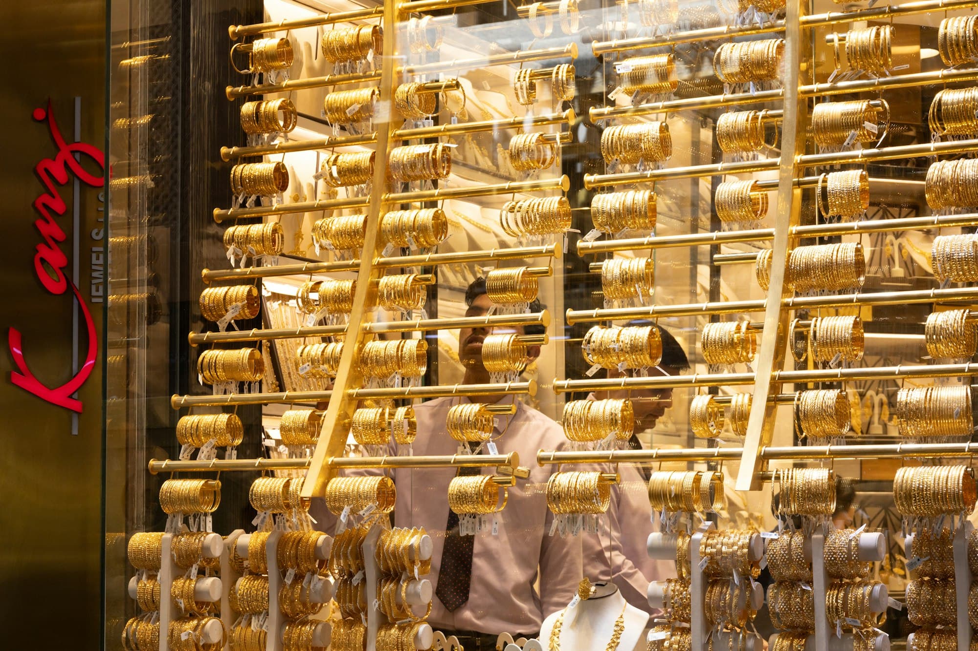 Gold bracelets